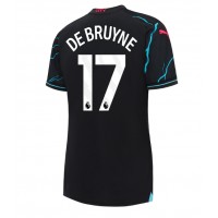 Manchester City Kevin De Bruyne #17 Tretí Ženy futbalový dres 2023-24 Krátky Rukáv
